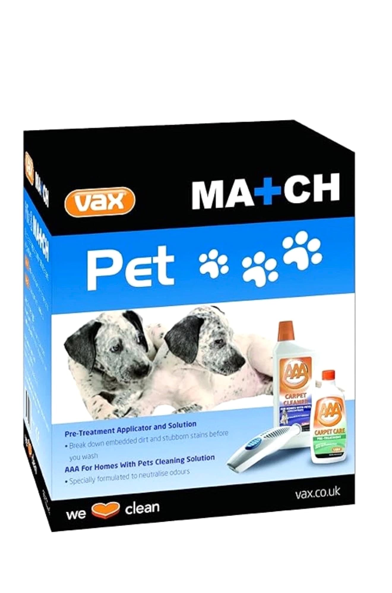 Vax Match Pet Stain / Cleaning Kit Including Fluids & Applicator